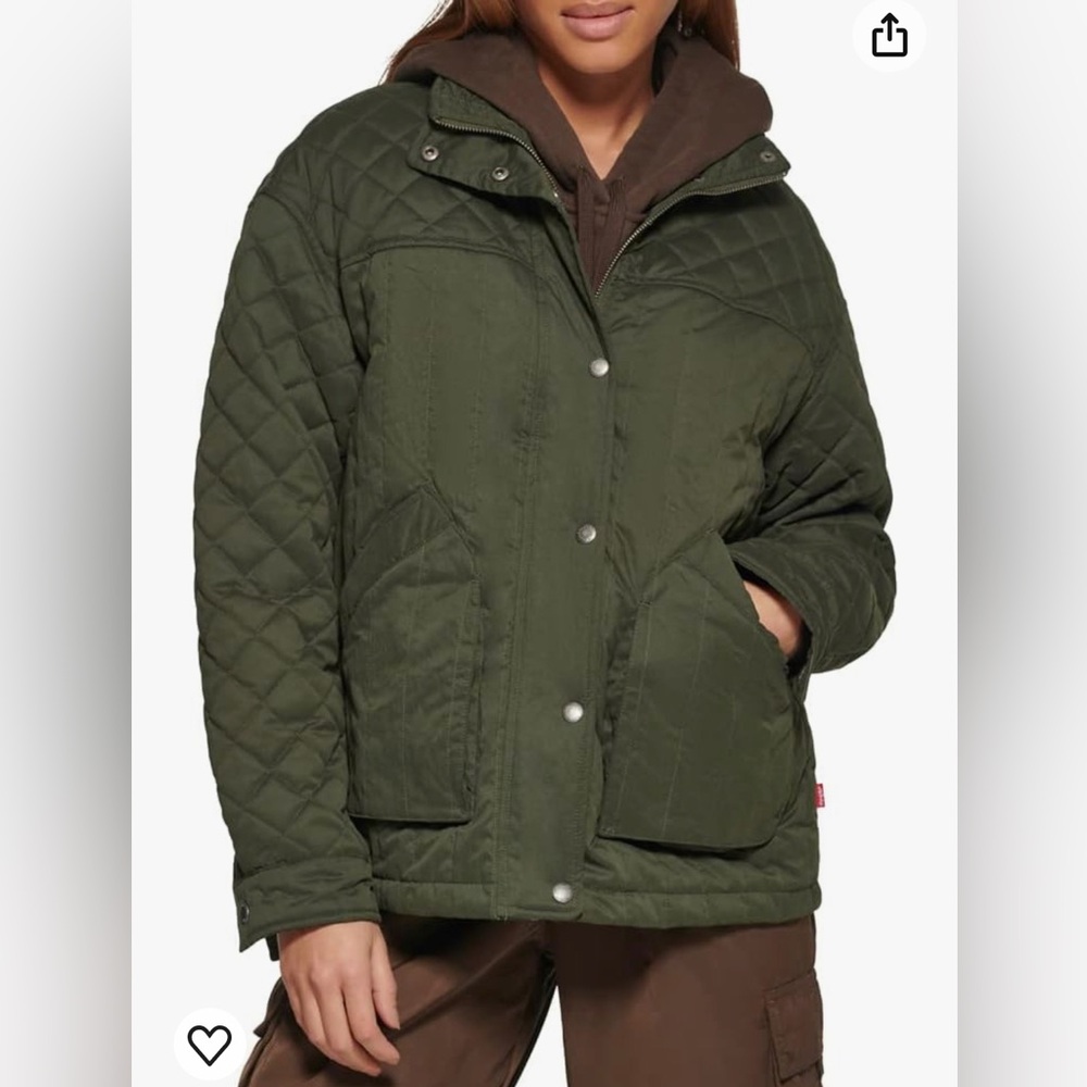 Levi’s Quilted Jacket NWOT - Picture 1 of 8